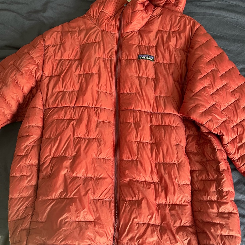 Patagonia Micro Puff Hooded Insulated Jacket - Mens - Sequoia Red